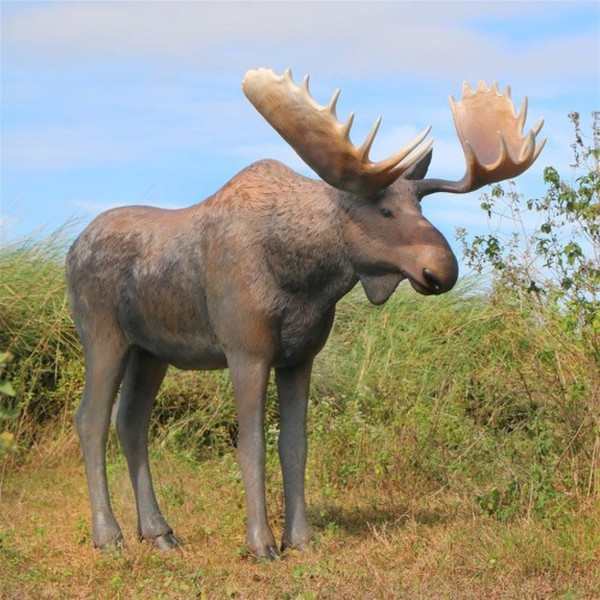 Full Size Moose Statue